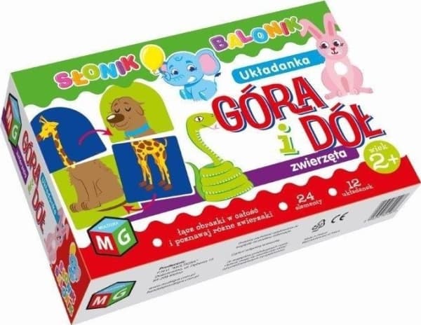 Up and down multigame Animals - Elephant Balloon