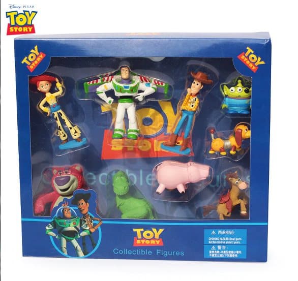 9-Pack Disney Toy Story Pixar Deluxe Figurer
