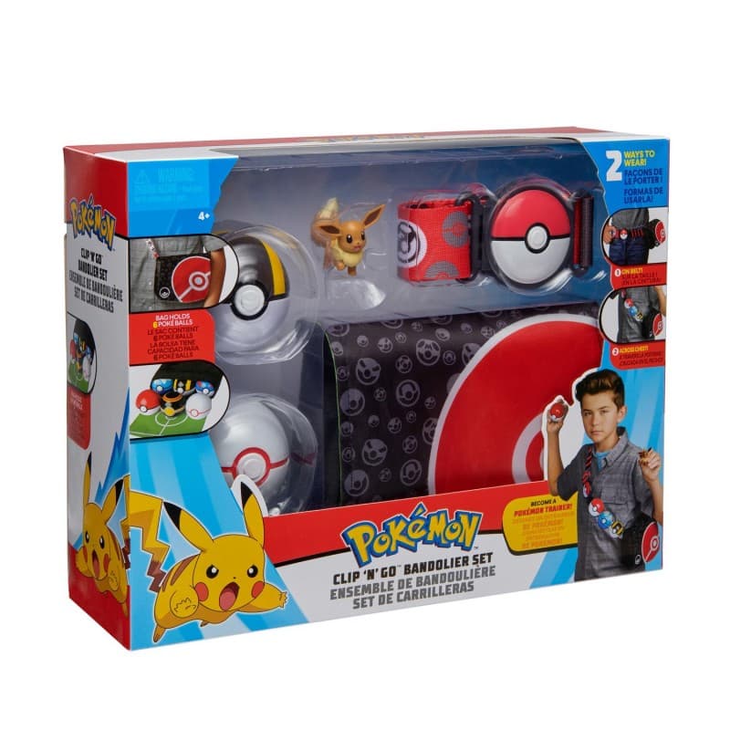Pokemon Clip n Go Bandolier Set Eevee