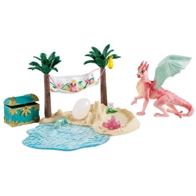 Schleich Bayala - Drakö med Skatt