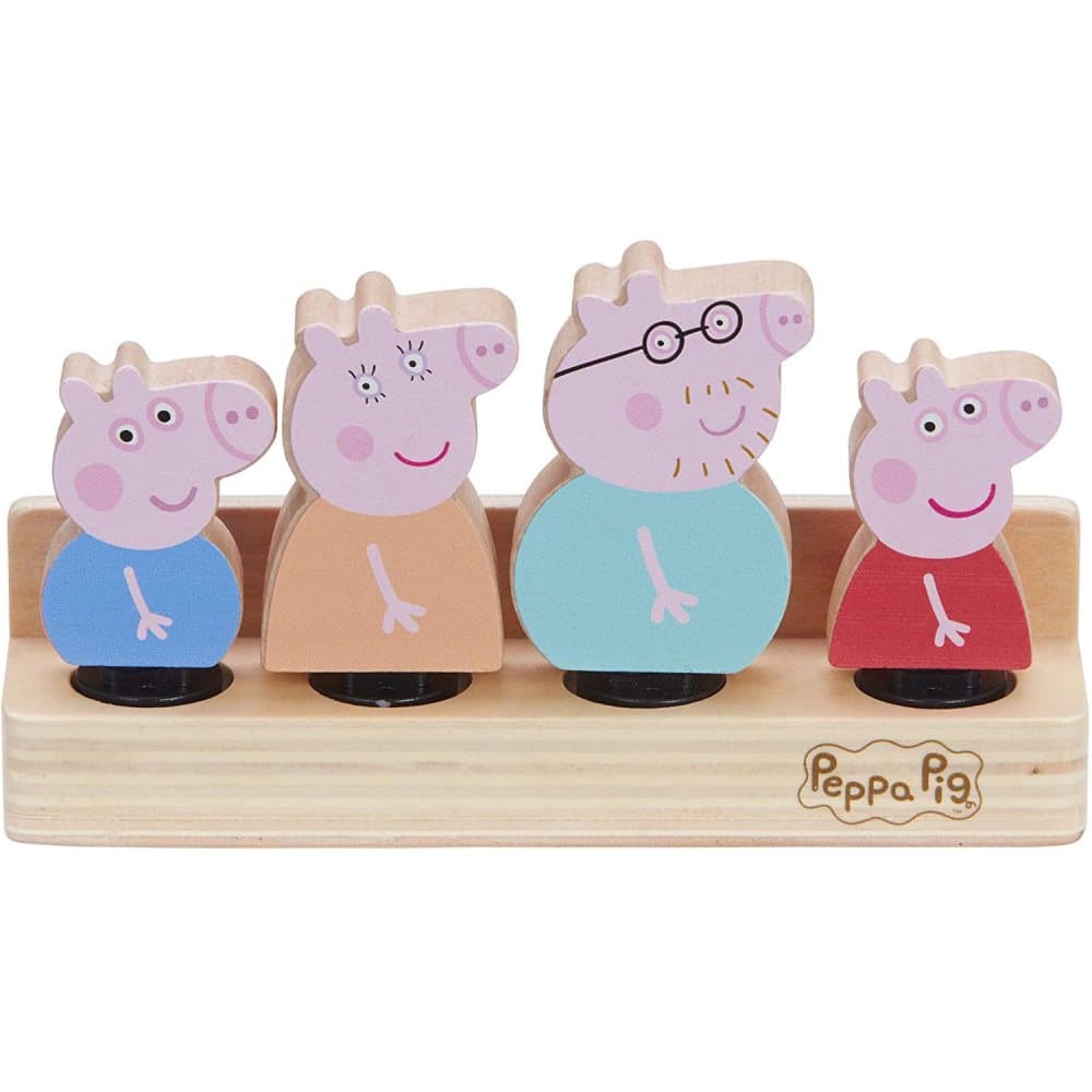 Peppa Pig - 4x Træfigurer