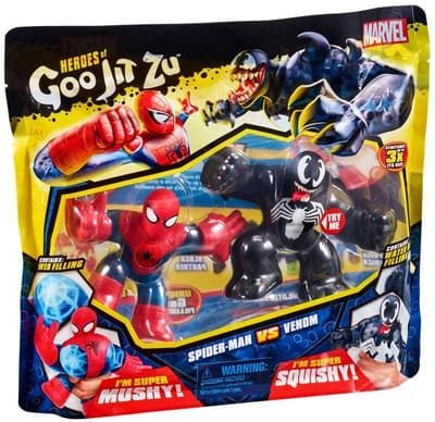 Goo Jit Zu Marvel Superheroes 2-pack Spiderman vs Venom
