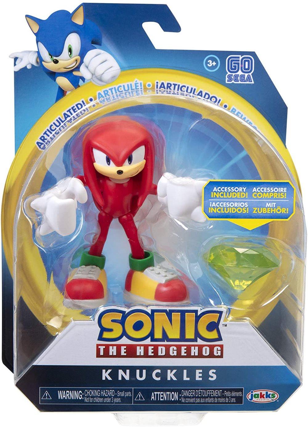 Sonic The Hedgehog Modern Knuckles with Green Chaos Emerald