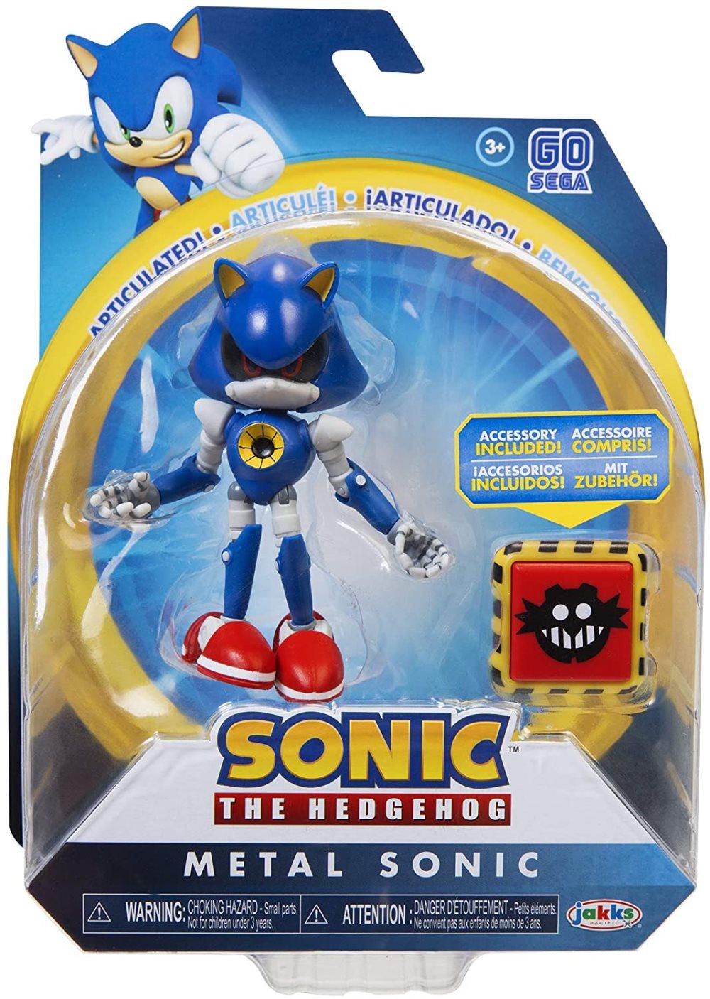 Sonic The Hedgehog Modern Metal Sonic with Trap Spring Accessory