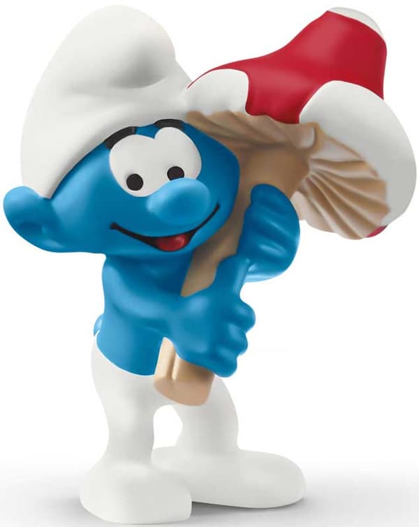 SCHLEICH SMURF MED LYCKA