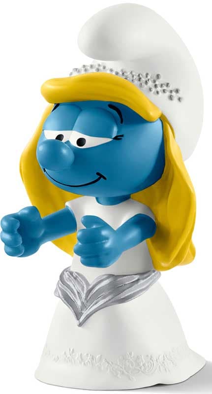 Schleich Smurfette som brud