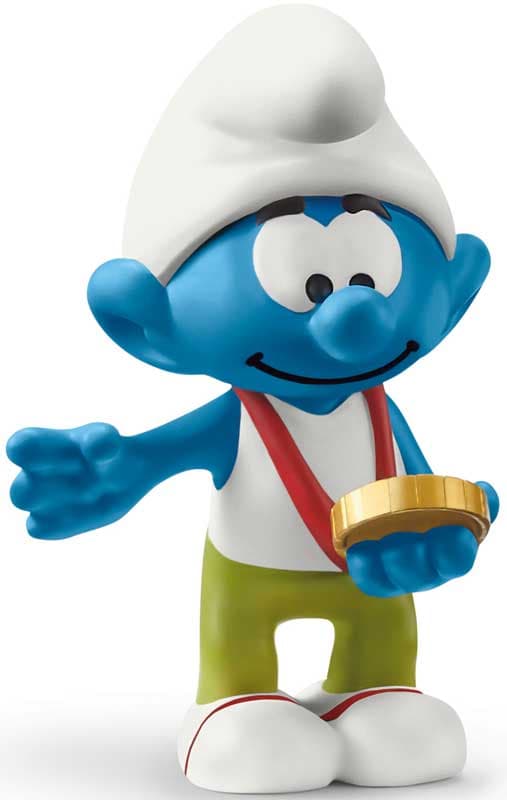 Schleich Smurf med medalj