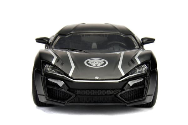 Marvel Black Panther Lykan Hypersport med figur 1:24