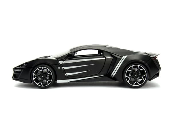 Marvel Black Panther Lykan Hypersport figuurilla 1:24