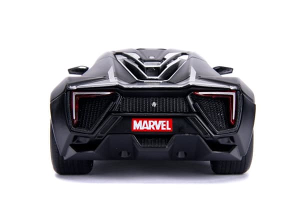 Marvel Black Panther Lykan Hypersport figuurilla 1:24