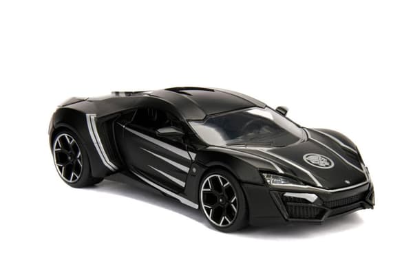 Marvel Black Panther Lykan Hypersport figuurilla 1:24
