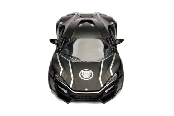 Marvel Black Panther Lykan Hypersport med figur 1:24