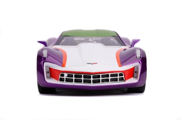 DC The Joker & 2009 Chevy Corvette Stingray Metall 1:24