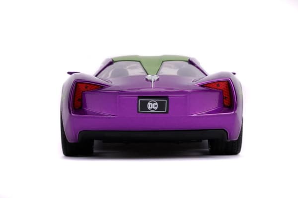 DC The Joker & 2009 Chevy Corvette Stingray Metall 1:24