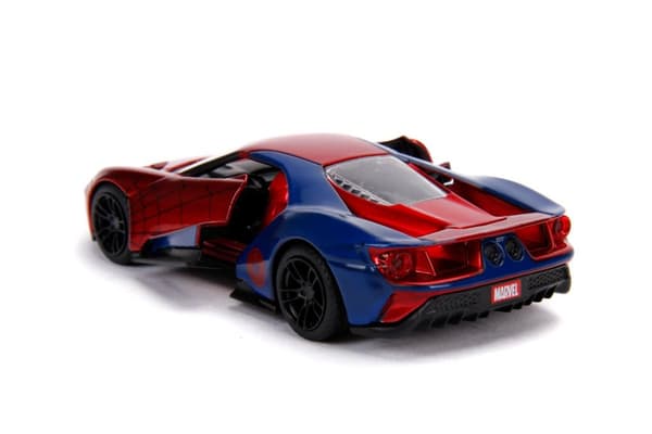 Marvel Spiderman 2017 Ford GT Metall 1:32