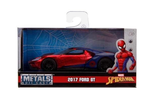 Marvel Spiderman 2017 Ford GT Metall 1:32