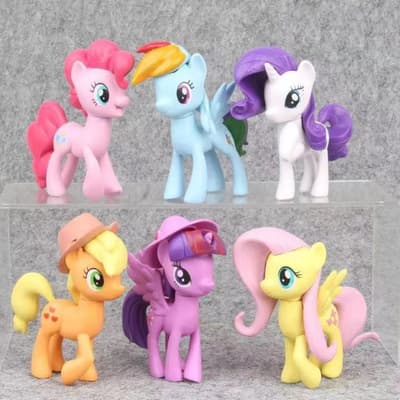 6-pack My Little Pony Deluxe Figurer Set