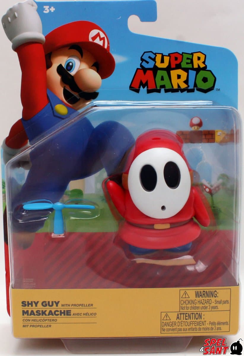 Super Mario Shy Guy With Propeller Action Figure