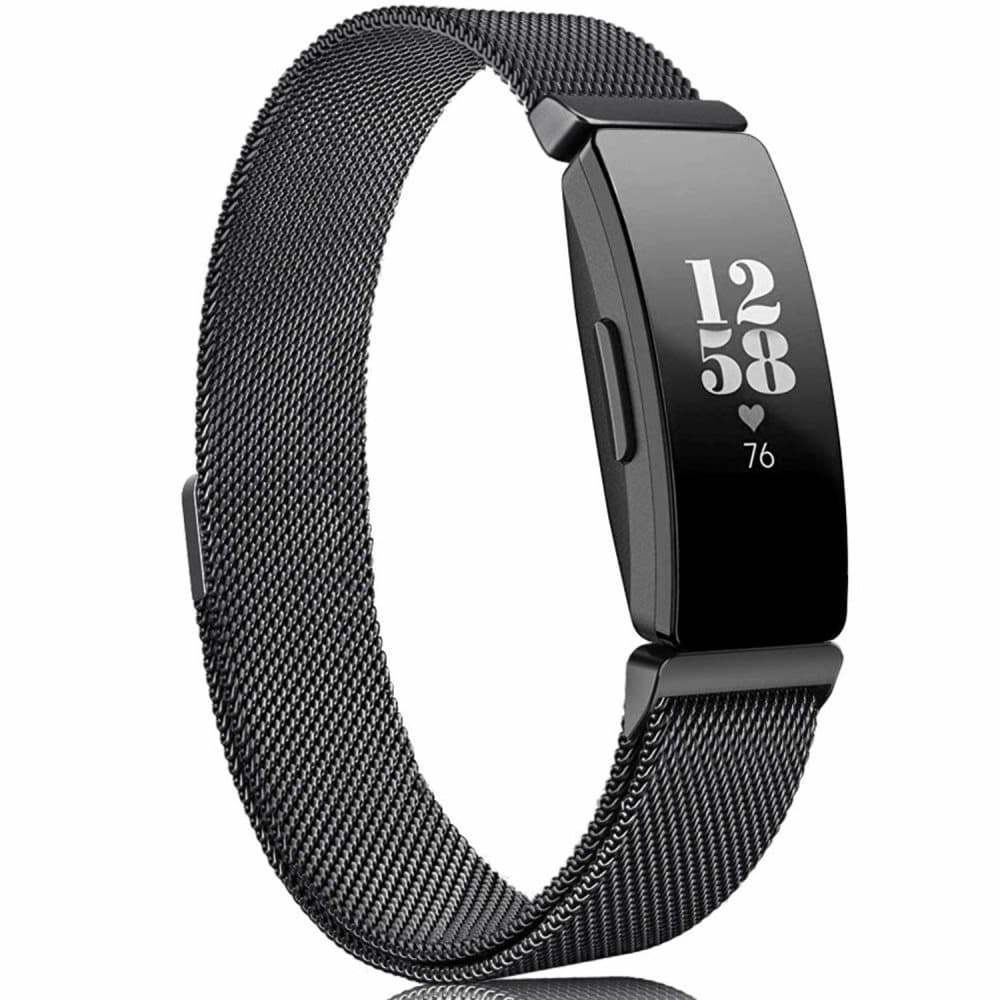 Fitbit Inspire / Inspire HR Armbånd Milanese Loop Black (S)