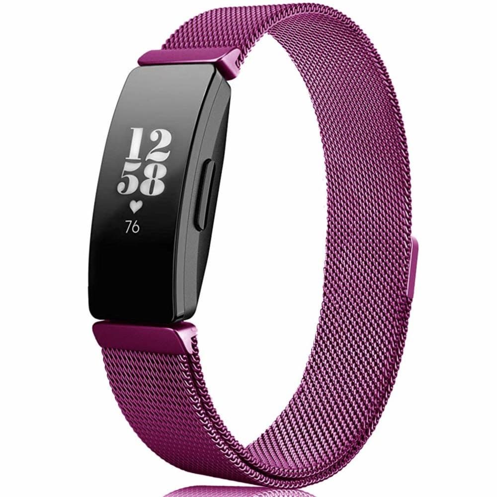 Fitbit Inspire / Inspire HR armband Milanesisk Loop Mörklila (S)