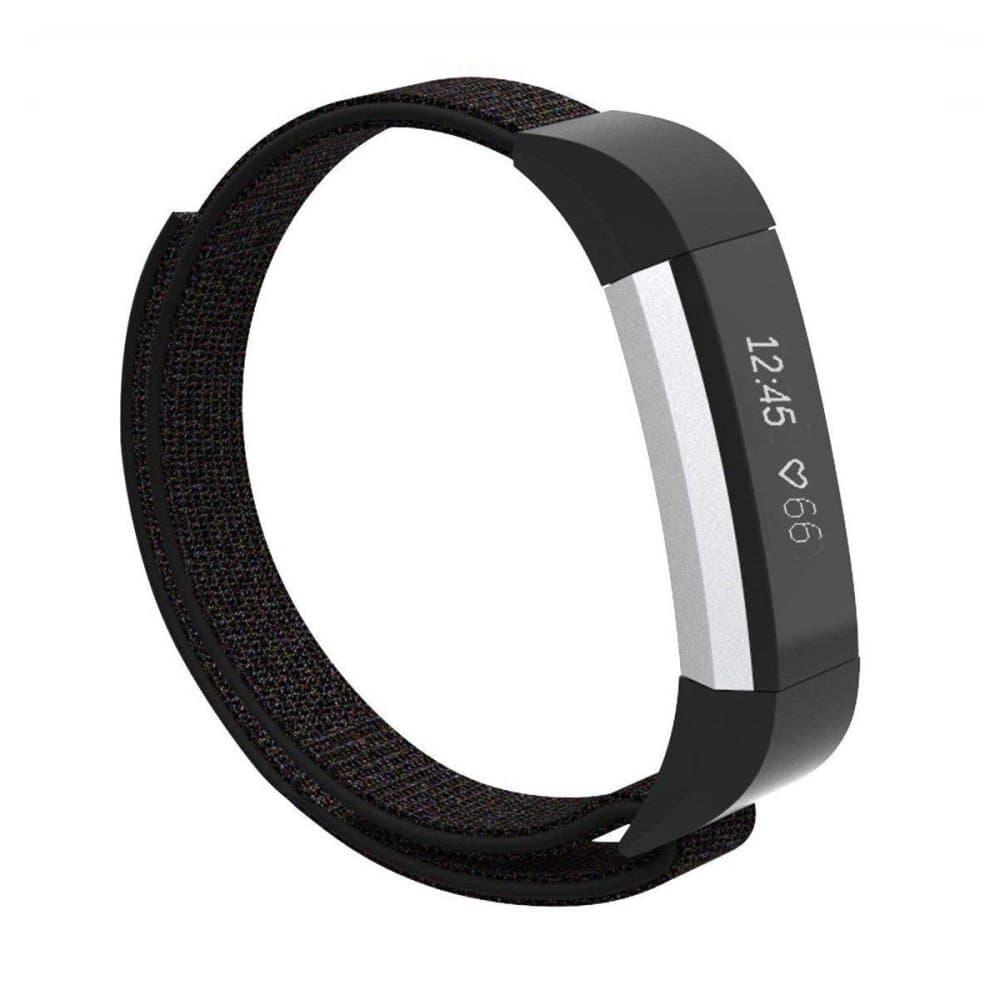Fitbit Alta/Alta HR/Ace armband nylon - svart