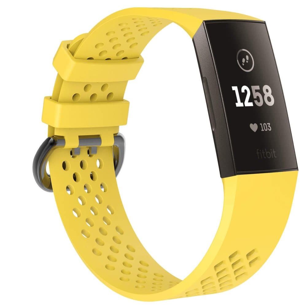 Fitbit Charge 3/4 armbånd Gul (S)