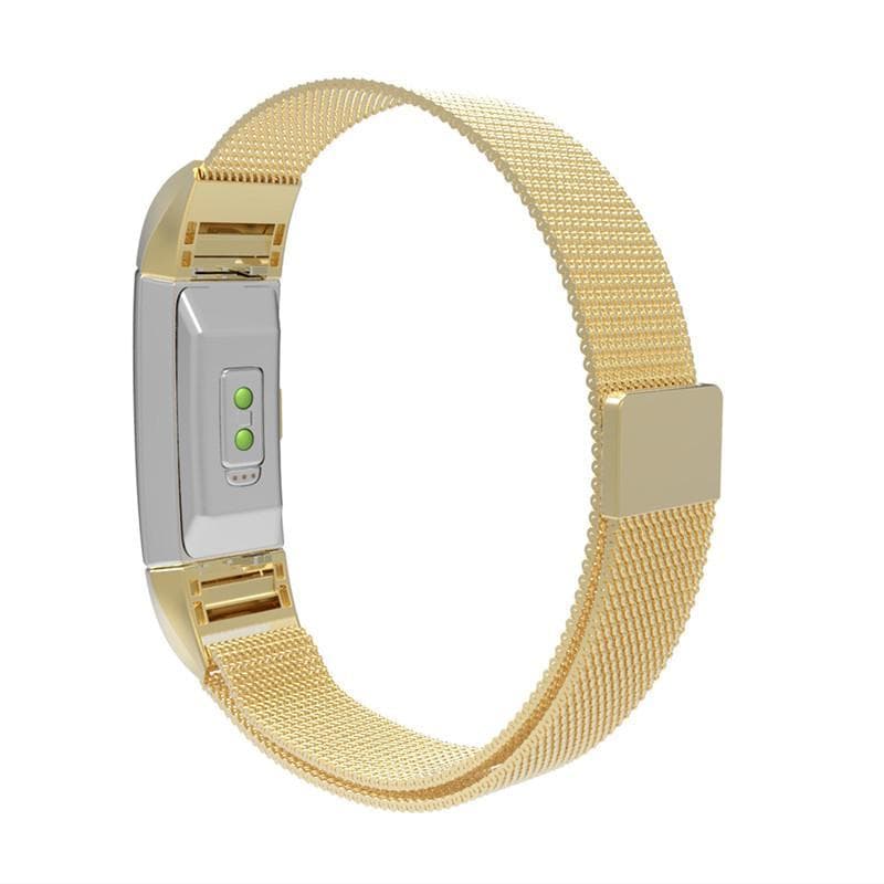 Fitbit Charge 2 armbånd Milanese loop guld (L)