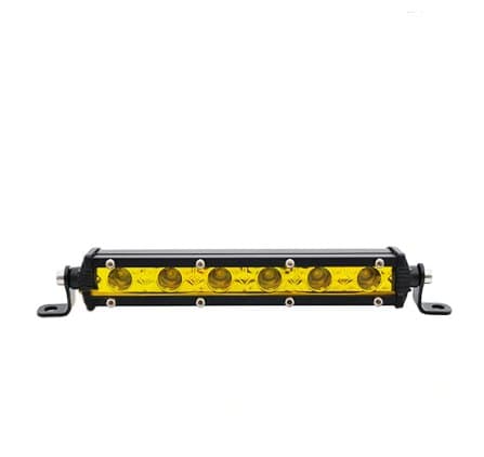 LED-ljusramp 8" 18W Spot ledramp gult ljus 3000K fjärrkontroll