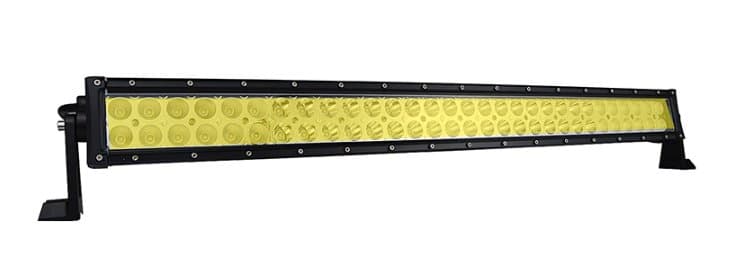 LED-ljusramp 32" 180W ledramp gult ljus 6000K fjärrkontroll