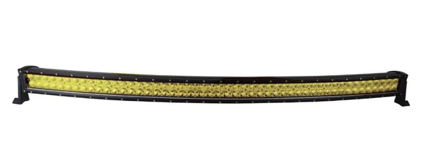 LED-ljusramp 50" 288W ledramp böjd gult ljus 6000K fjärrkontroll