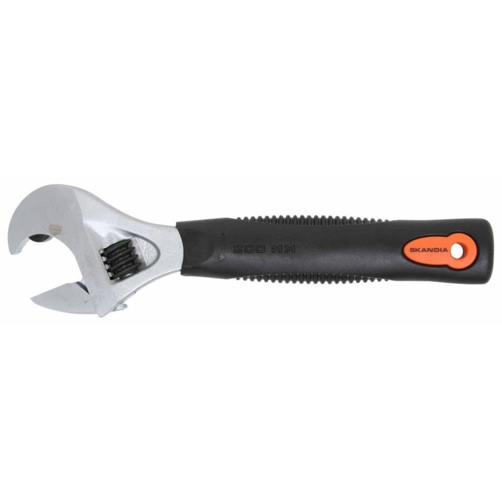 Skandia justérbar svensknøgle med skraldefunktion 200 mm 1041443