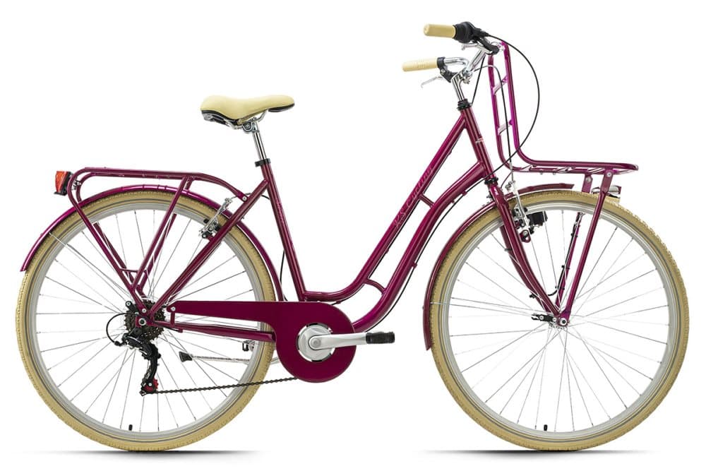 City bike 28 '' Swan pink front rack RH 48 cm KS Cycling