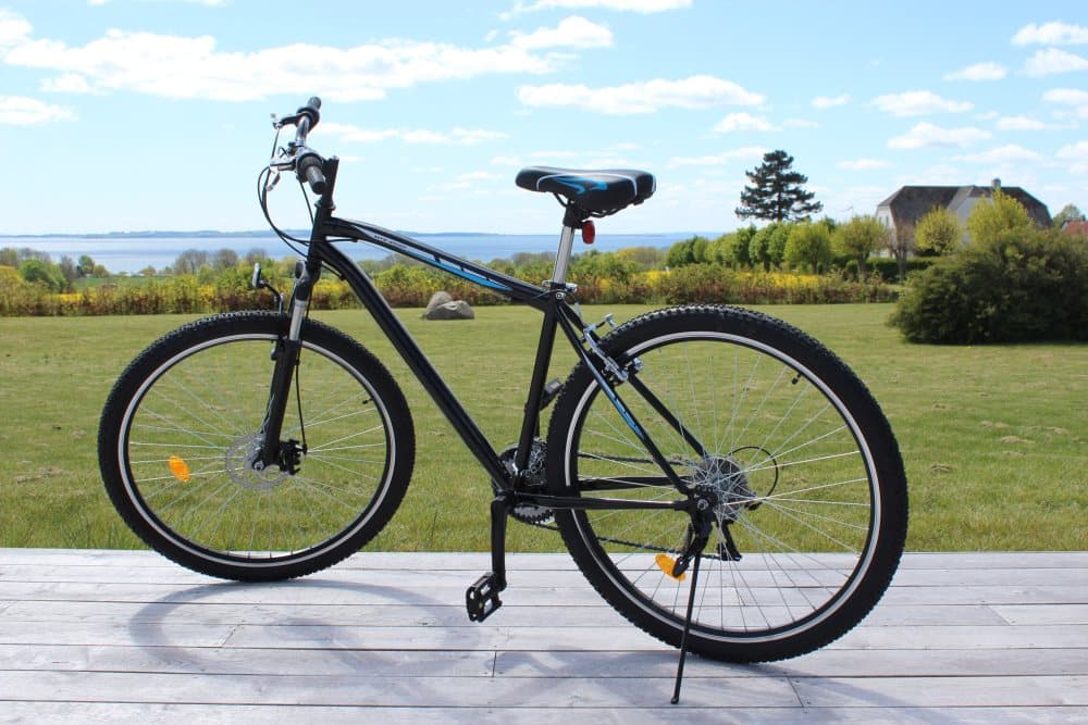 MTB 29" - 43 cm stel med 21 gear. Model 2020. Unisex Sort/blå