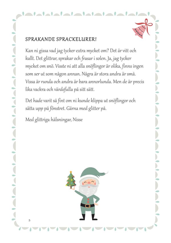 Nissebrev Julkalender År 1 - Förskola (grupp)