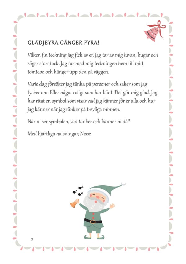 Nissebrev Julkalender År 2 - Förskola (grupp)