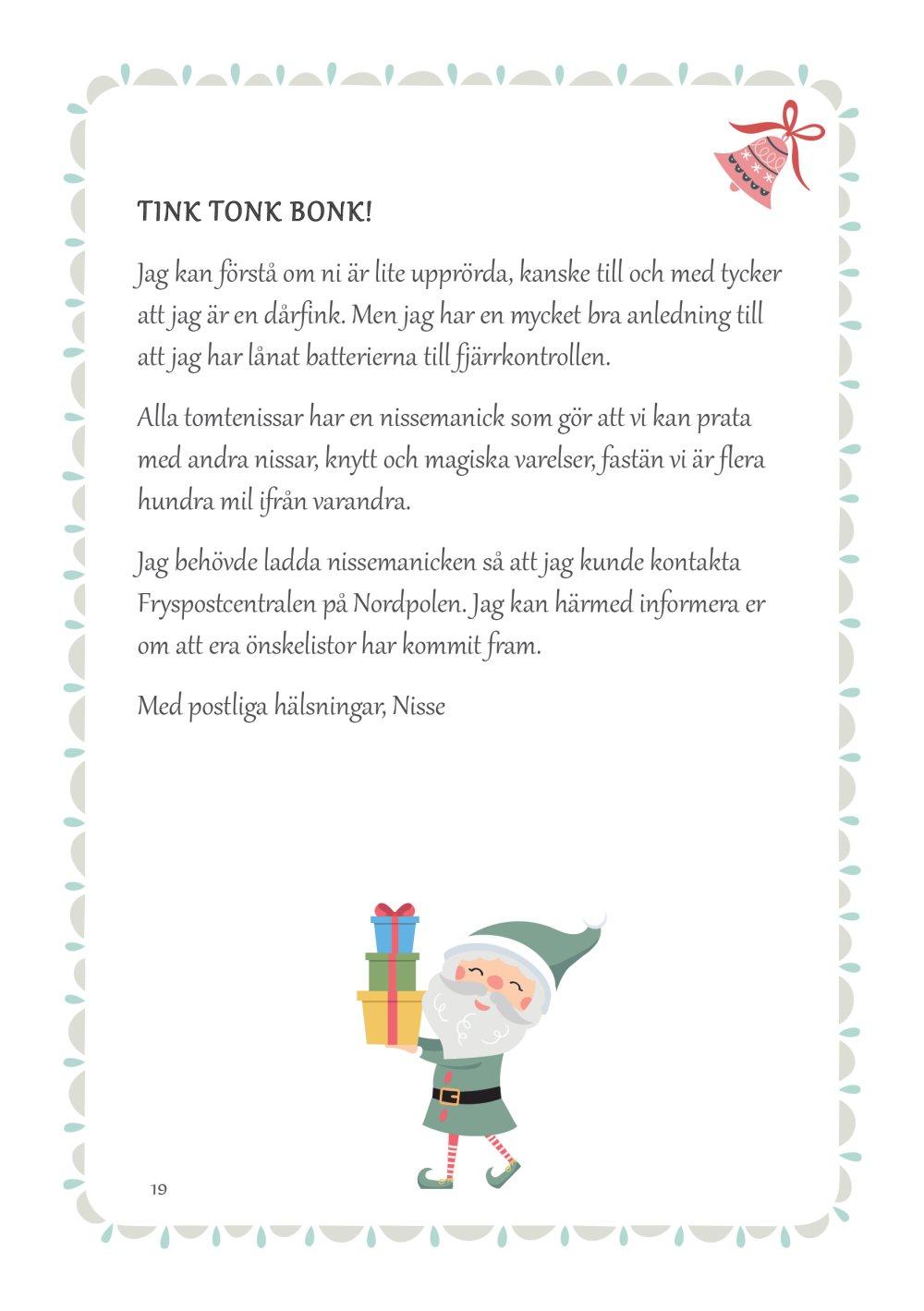 Nissebrev Julkalender År 3 - Standard (ett barn)