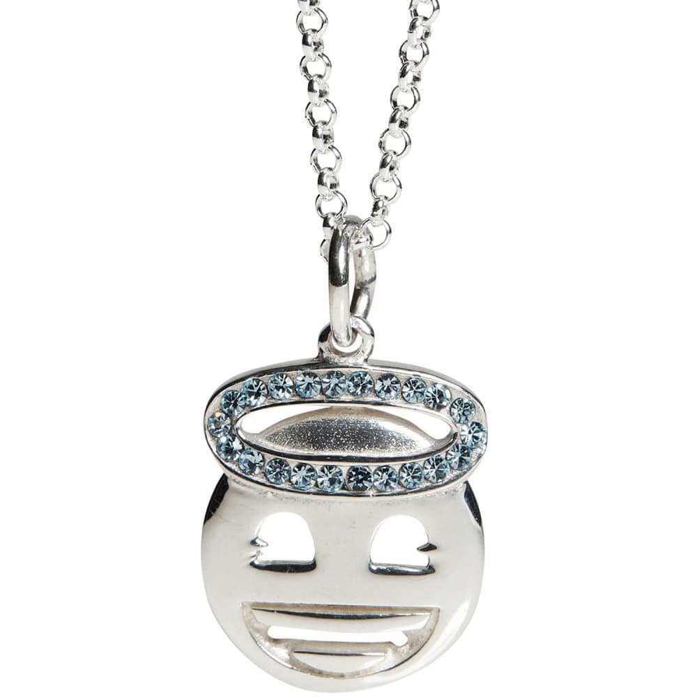 Kalas Silverhalsband Emoji Halo