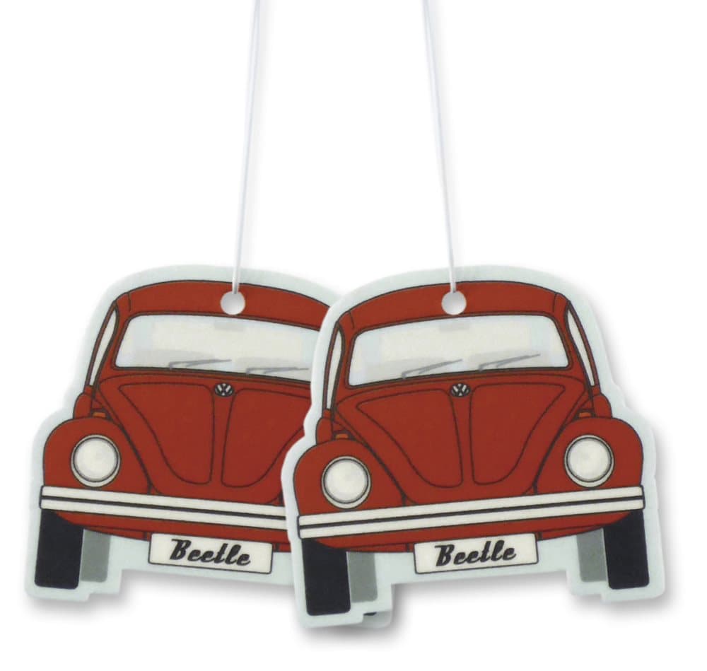 BRISA VW Collection - Volkswagen Beetle Bubbla Bitl Duftende bil luftfrisker(Melon/Red/2-pc Set)