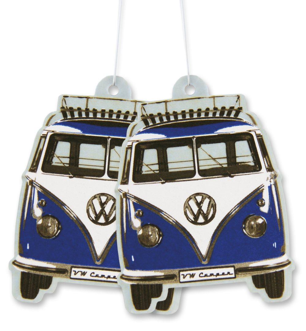 BRISA VW Collection - Volkswagen Bus T1 Camper Van Transporter Duftende bil luftfrisker(Ocean/Blue/2-pc Set)