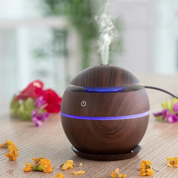 Luftfuktare / Doftspridare / Air Diffuser LED - Dark Walnut