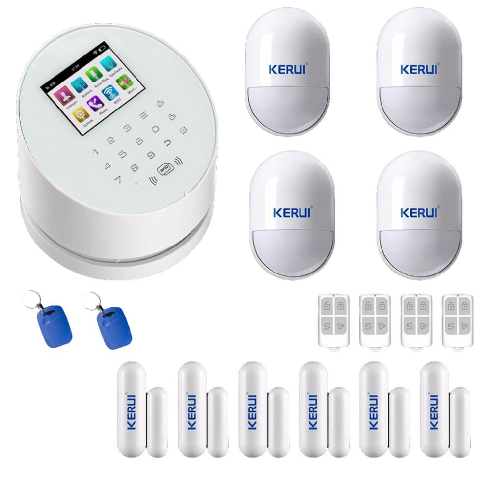 KERUI Komplett Wi-Fi GSM Trådlöst Hemlarm RFID Batteriindikator