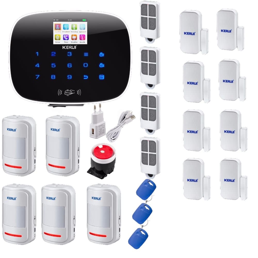 KERUI Komplett GSM RFID Trådlöst Hemlarmsystem
