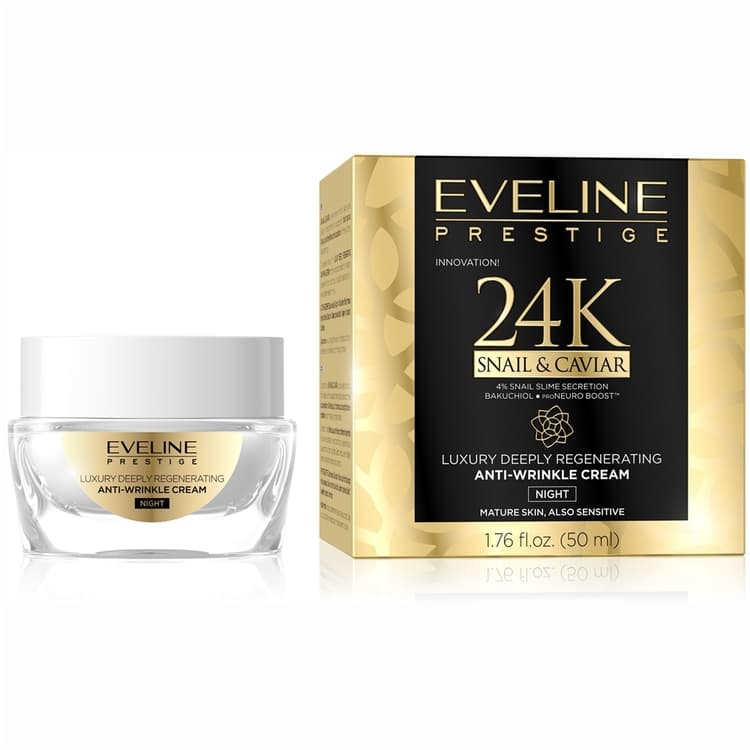 Eveline Prestige 24K Snail And Caviar Night Cream