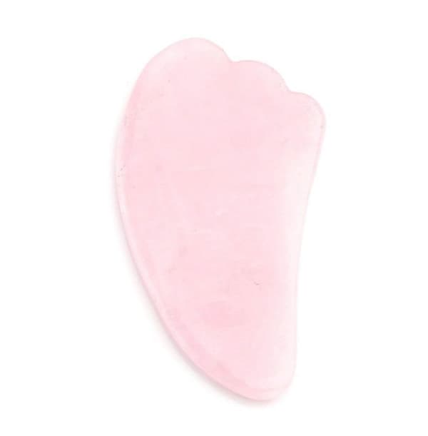 Face Roller Rose Quartz + Guasha Stone