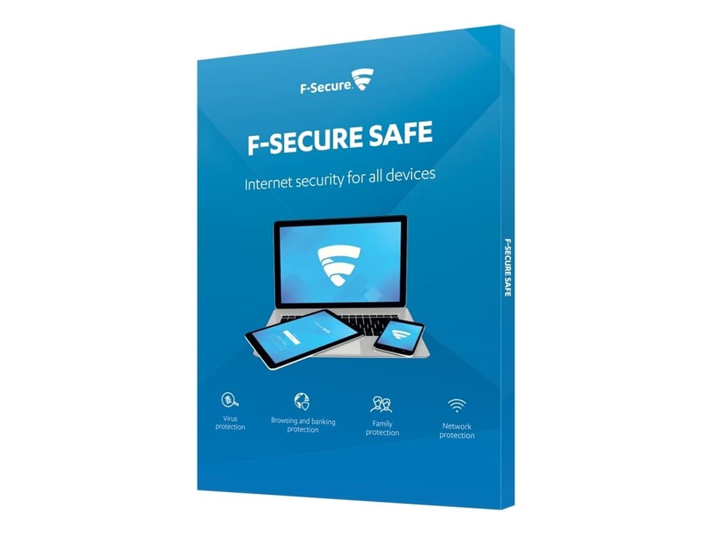 F-Secure SAFE - Bokspakke (3 år) - 5 enheter - Win, Mac, Android