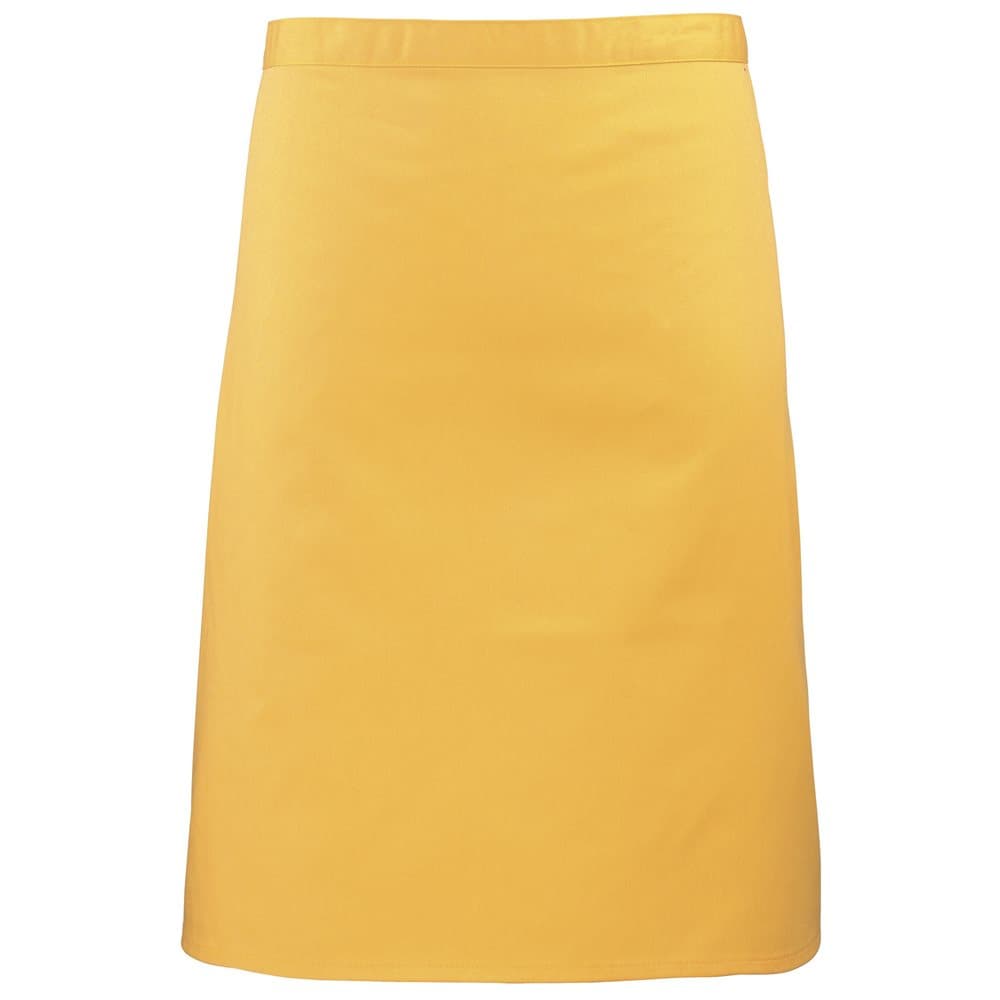 Premier Ladies/Womens Mid-Length Apron (Pack of 2)