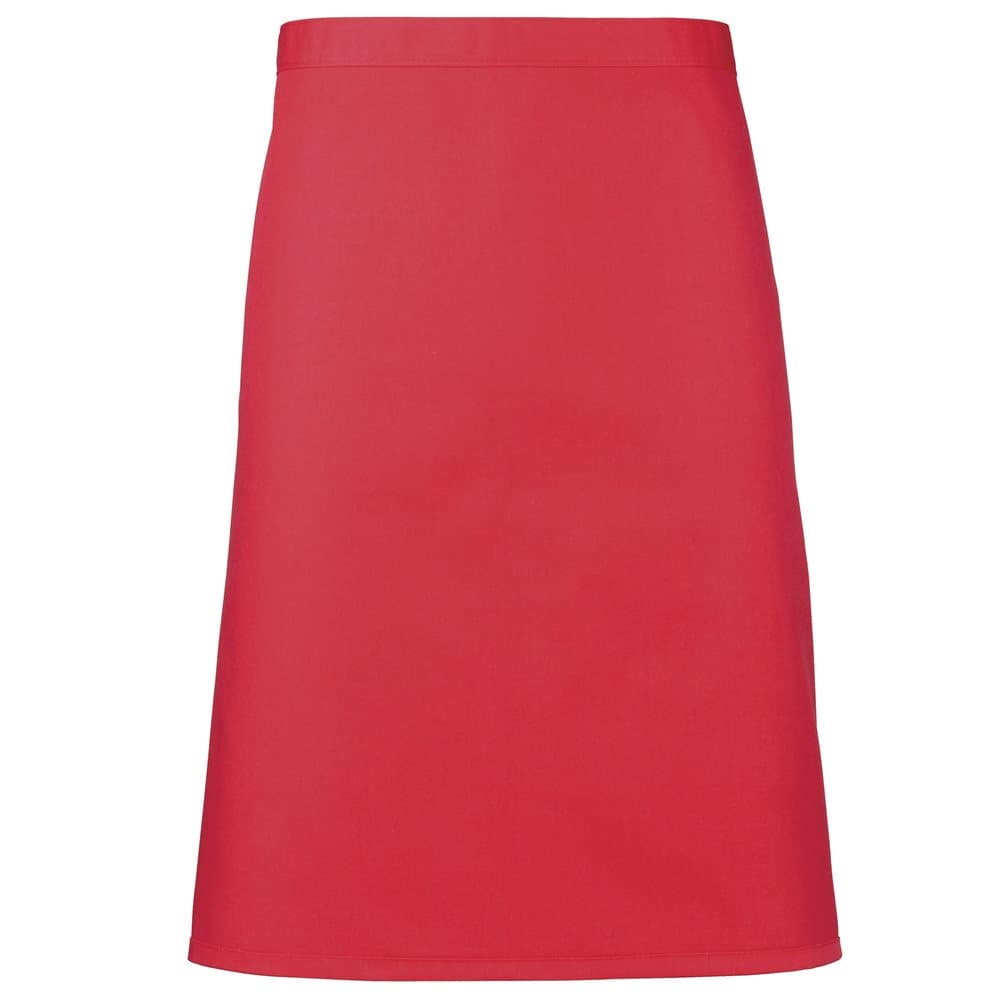 Premier Ladies/Womens Mid-Length Apron (Pack of 2)