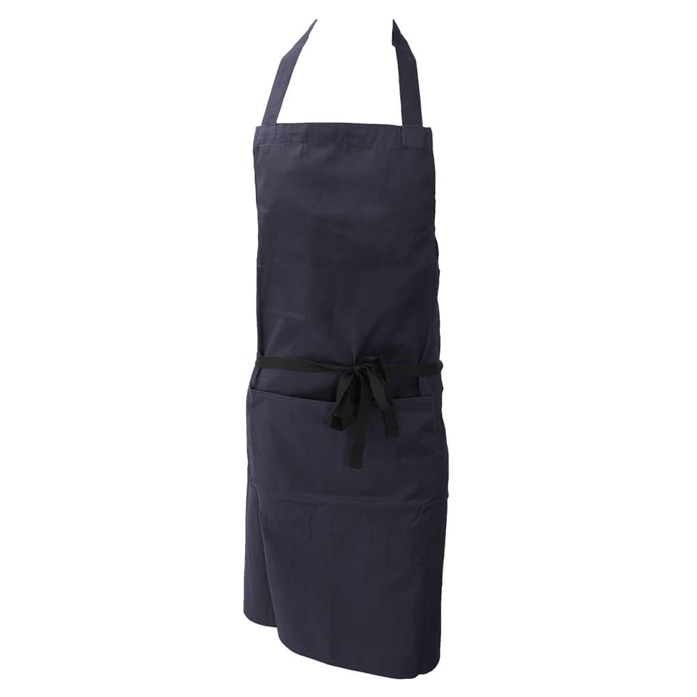 Dennys Ladies/Womens Polycotton Bib Workwear Apron With Pocket (Pack of 2)