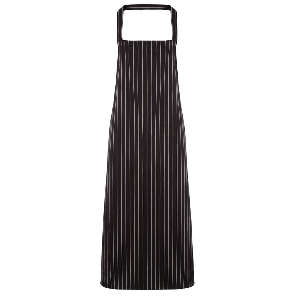 Premier Ladies/Womens Stripe Apron / Workwear (Butchers Style) (Pack of 2)