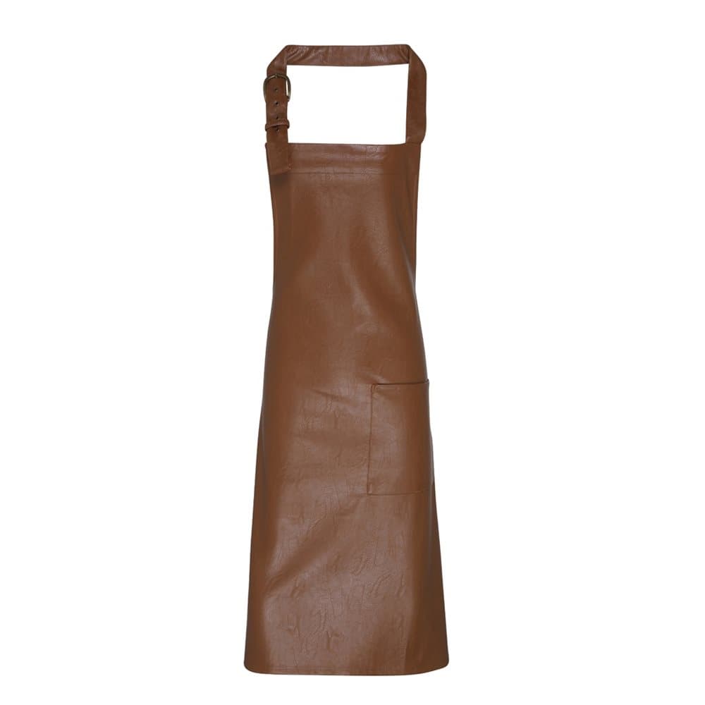 Premier Faux Leather Bib Apron
